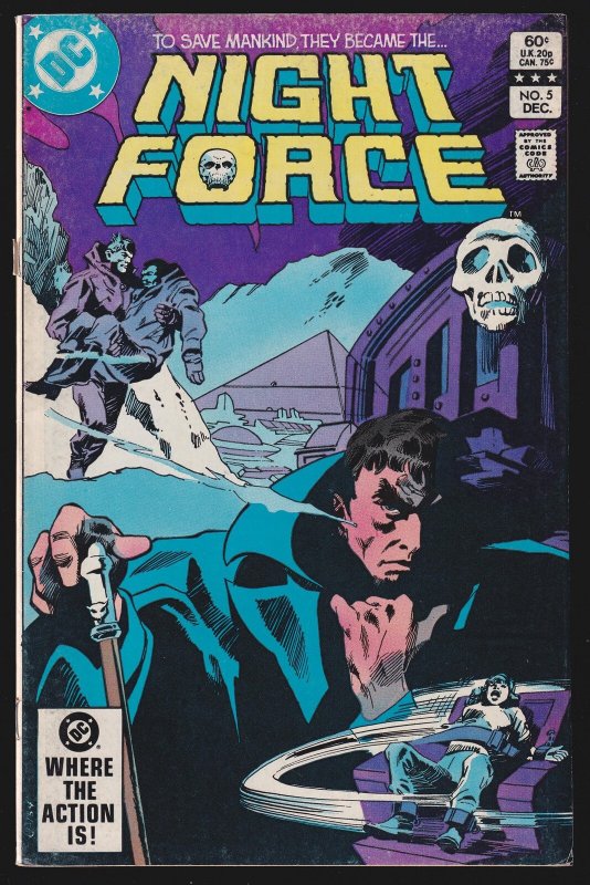 Night Force 5 (1982) VG+ Bronze Age DC Comics