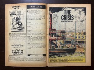 Classics Illustrated #145 The Crisis by Winston Churchill HRN 143 G/VG 3.0