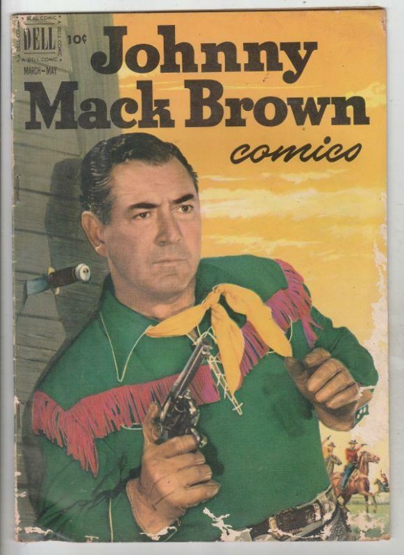 Johnny Mack Brown # 9 strict VGCoverJohnny Mack Brown Photo!