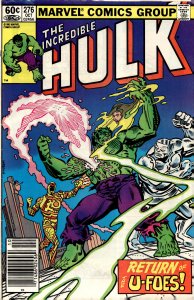 The Incredible Hulk #276 (1982) Hulk
