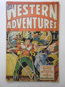 Western Adventures #5 (1949) VG- Condition