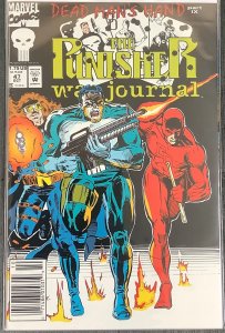 The Punisher War Journal #47 Newsstand Ed. (1992, Marvel) Daredevil Cover. VF/NM