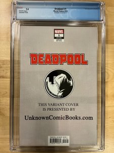Deadpool #1 Christopher Cover (2018) CGC 9.8