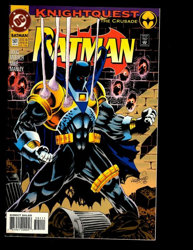 10 Batman DC Comics # 501 502 503 504 505 506 507 508 509 510 Knightfall SM3