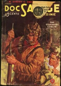 DOC SAVAGE 1934 AUG-RARE ISSUE-BAUMHOFER COVER G