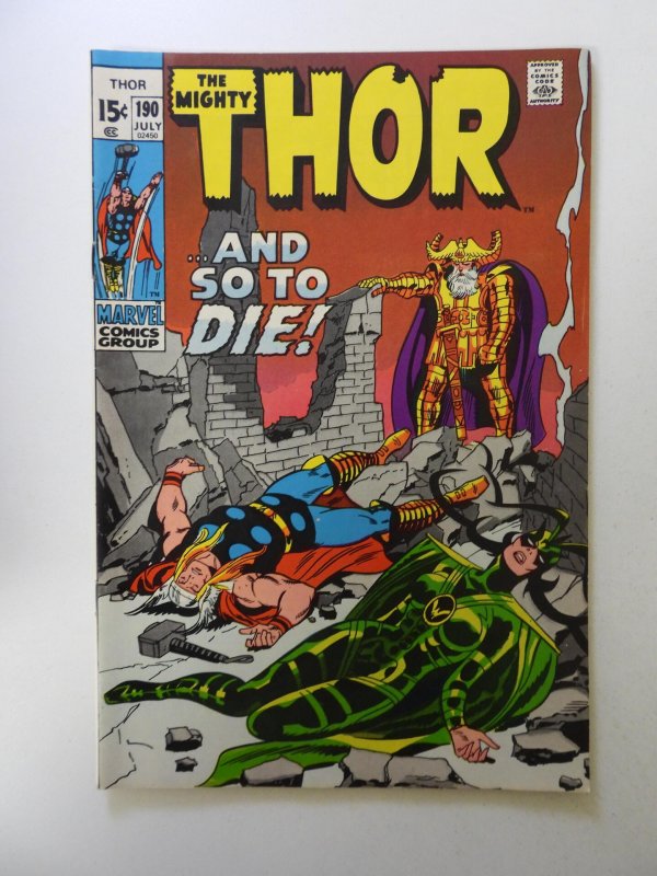 Thor #190 (1971) VF condition