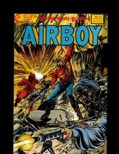 Lot of 12 Airboy Eclipse Comics Comic Books #38-48, Airboy Meets Prowler #1 JF21