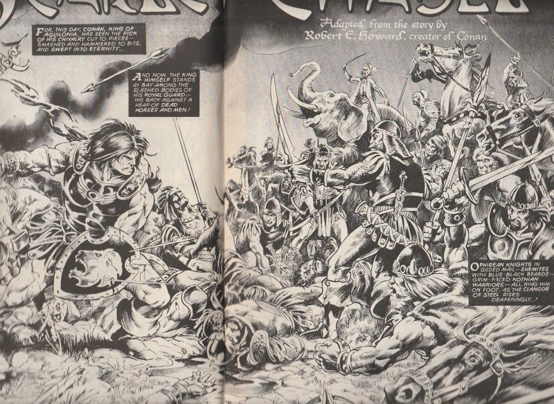 Conan Saga #  Representing 2 stories from Marvel's Savage Sword of Conan .