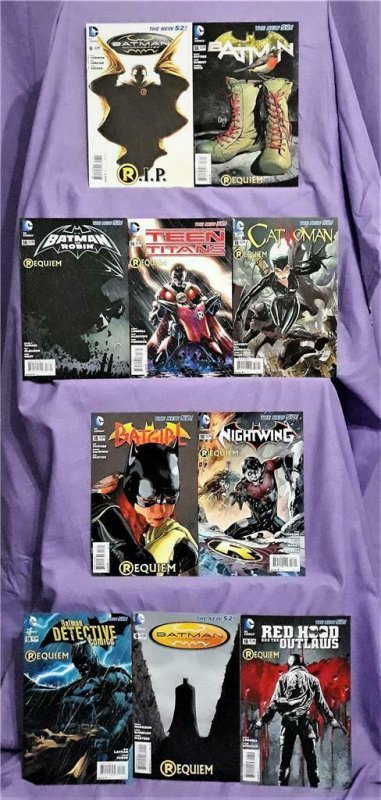 DC New 52 Event Series BATMAN Requiem Crossover Issues (DC, 2013)! 