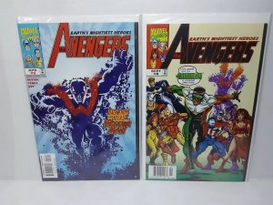 AVENGERS #3 AND# 8 - FIRST TRIATHLON, NEW WONDER MAN - FREE SHIPPING!