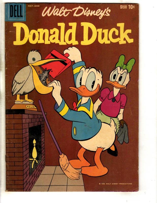 Donald Duck # 65 FN 1959 Dell Silver Age Comic Book Walt Disney BE1