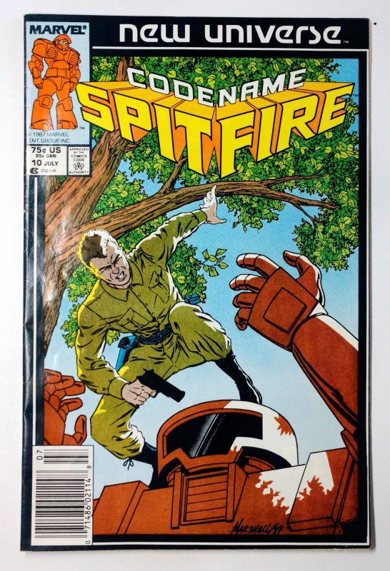 Codename: Spitfire #10 (FN, 1987) NEWSSTAND