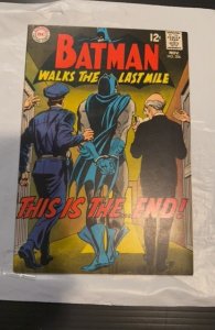 Batman #206 (1968) Thos is the end! Frank Robbins cover art