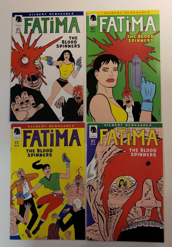 FATIMA THE BLOOD SPINNERS #1-4 COMPLETE SET DARK HORSE NM