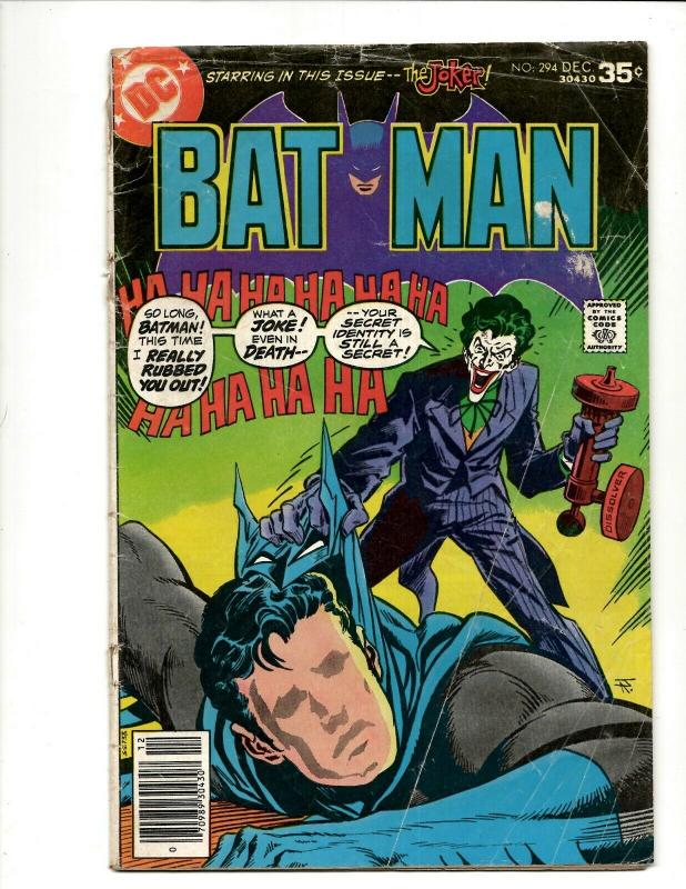 Batman # 294 GD DC Bronze Age Comic Book Joker Robin Catwoman Penguin J371