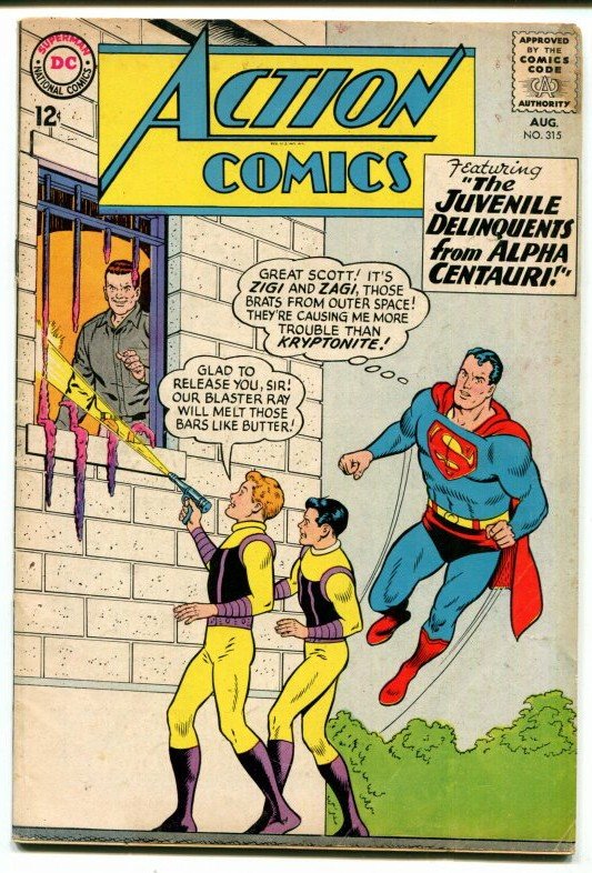 Action Comics #315 (VG/VG+) 1964 see more Classic Silver Age DC Superman ID00