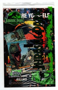 Jurassic Park #1 2 3 & 4 Official Movie Complete Set SEALED w/Cards - 1993 - NM