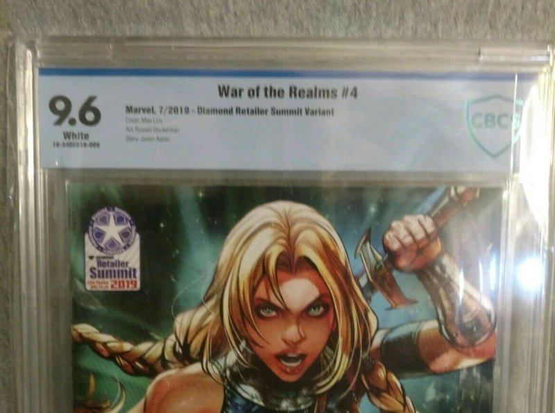 War Of The Realms #4 CBCS 9.6 Diamond Retailer Summit Variant