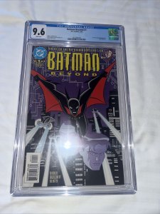 Batman Beyond (1999) # 1 (CGC 9.6 WP) 1st Terry McGinnis