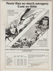 Conan Saga #10 (Feb 1988, Marvel), VFN condition (8.0)