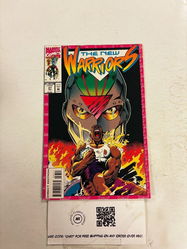 New  Warriors #37 NM Marvel comic Books Nova Speedball Namorita Firestar 11 HH83