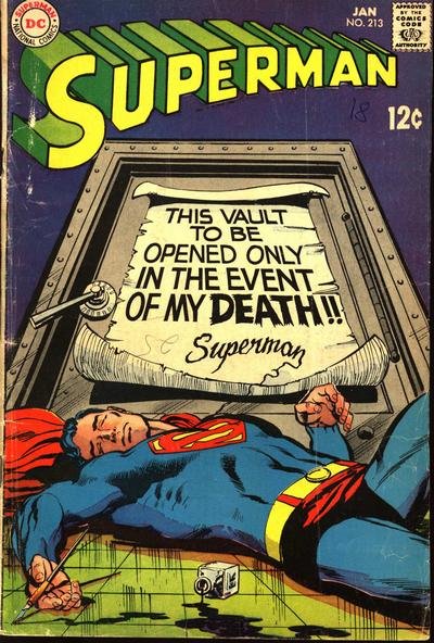 Superman #213 (ungraded) stock photo