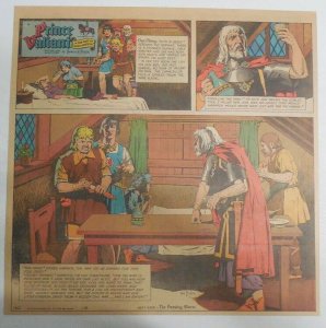 Prince Valiant Sunday by Hal Foster from 1/15/1967 2/3 Full Page Size !