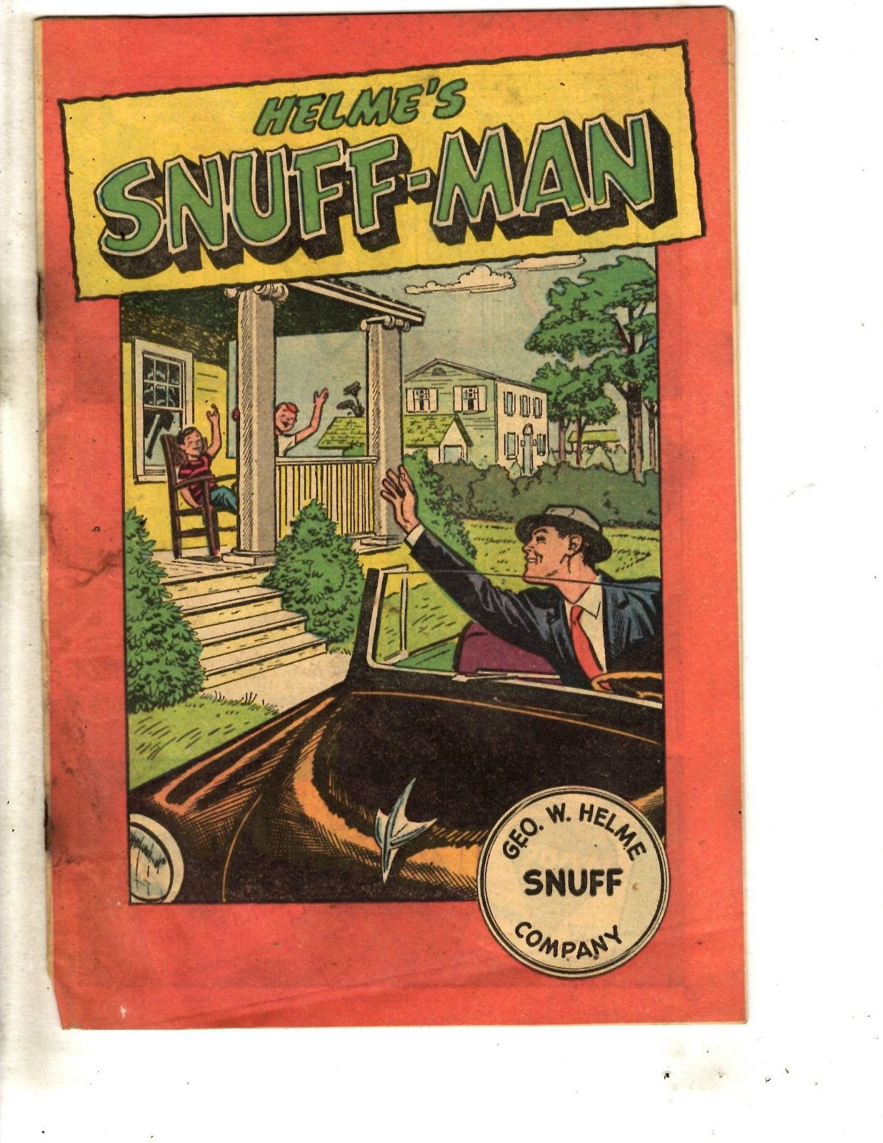 Helme's Snuff-Man Tobacco SNUFF Promo Comic Book Geo. W. Helme Co. J314 |  Comic Books
