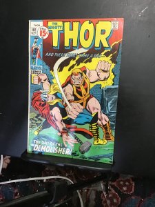 Thor #192 (1971) The Day of The Demolisher! Mid grey key! FN Wow!