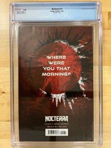 Nocterra #1 Cover G (2021) CGC 9.8