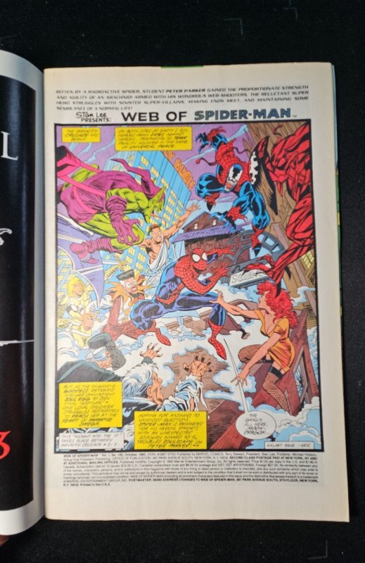 Web of Spider-Man #105  VF Marvel Comics (1993)