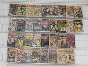 Lot of 34 Low Grade Comics W/ Spider-Man, Daredevil, Avengers, +More! See desc