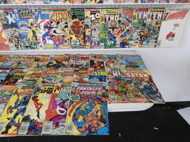 Huge Lot Silver/Bronze Comics W/Spider-Man, X-Men, FF, Avengers+ See Description