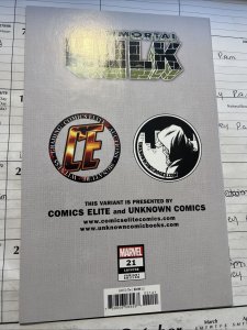 Immortal Hulk # 21  Virgin Variant , Inhyuk Lee !! Deadpool !!