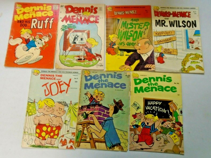 Silver Age Dennis the Menace 14 Different Average 4.0 VG (1961-1971)