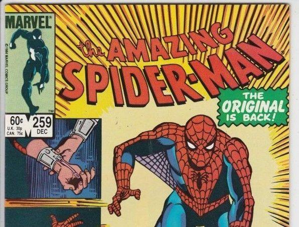 Amazing Spider-Man #259 strict VF/NM 9.0 High-Grade Orginal Costume  Richmond