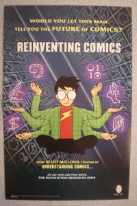 REINVENTING COMICS Promo poster, 11x17, 2000, Unused, more Promos in store