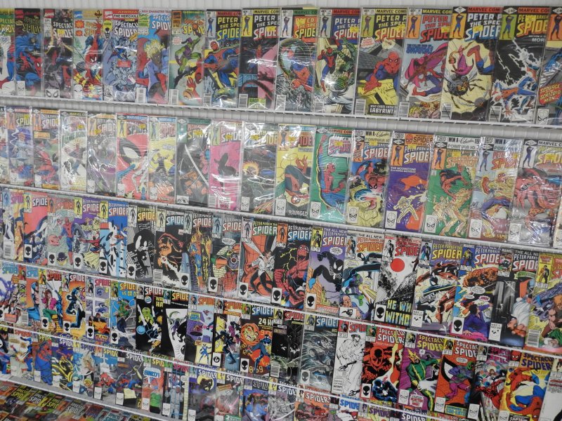 Huge Lot 180+ Comics:  ALL PETER PARKER SPECTACULAR SPIDER-MAN!! Avg VF- Cond!!