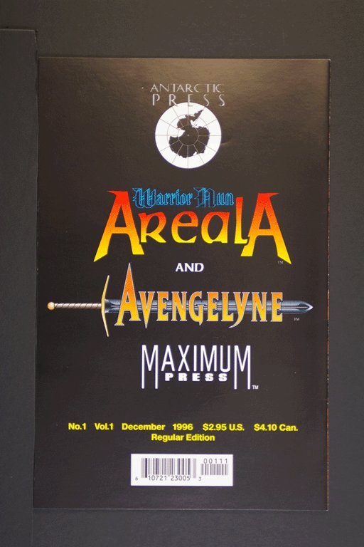 Warrior Nun Areala and Avengelyne #1 Dec 1996. Antarctic.