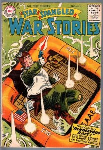 STAR SPANGLED WAR STORIES #52-1956-DC WAR COMIC-SILVER AGE-VG VG