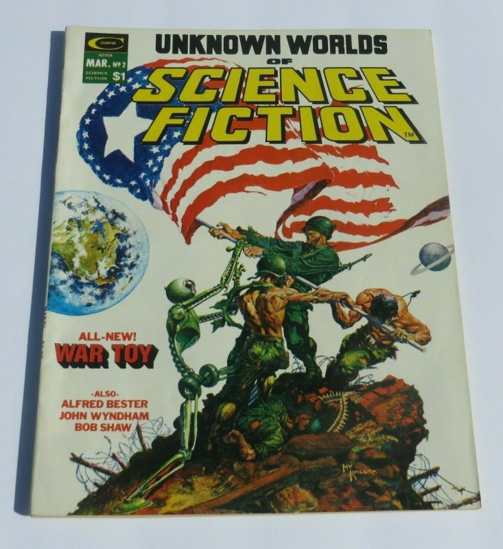 Unknown Worlds of Science Fiction #2 VF- 1975 Magazine Kaluta Cover Bizzare