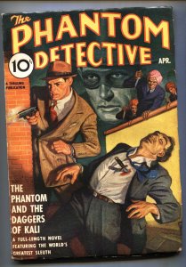 Phantom Detective-April 1940-Rudolph Belarski-The Daggers of Kali-Pulp Magazine