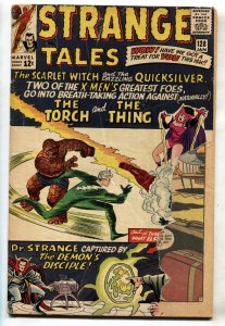 STRANGE TALES #128 comic book-JACK KIRBY-HUMAN TORCH-SILVER AGE-MARVEL