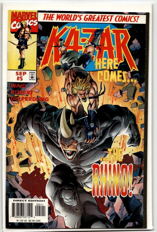 Ka-Zar #5 (1997) Ka-Zar