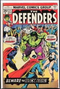 The Defenders #21 (1975) The Defenders