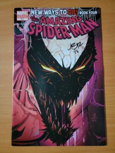 Amazing Spider-Man #571 Variant Signed John Romita ~ NEAR MINT NM ~ 2008 Marvel