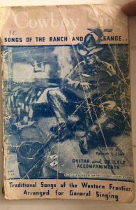 Cowboy sings songs of the Ranch in range 1932 rough!96p