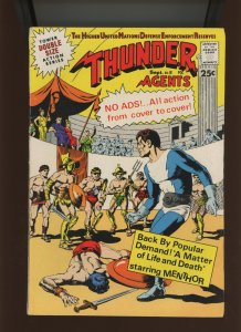 (1968) T.H.U.N.D.E.R. Agents #18: SILVER AGE! (4.5)