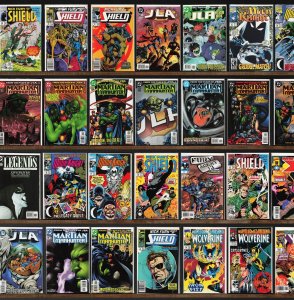Huge Lot 140+ Comics with Martian Manhunter, Jla & More!