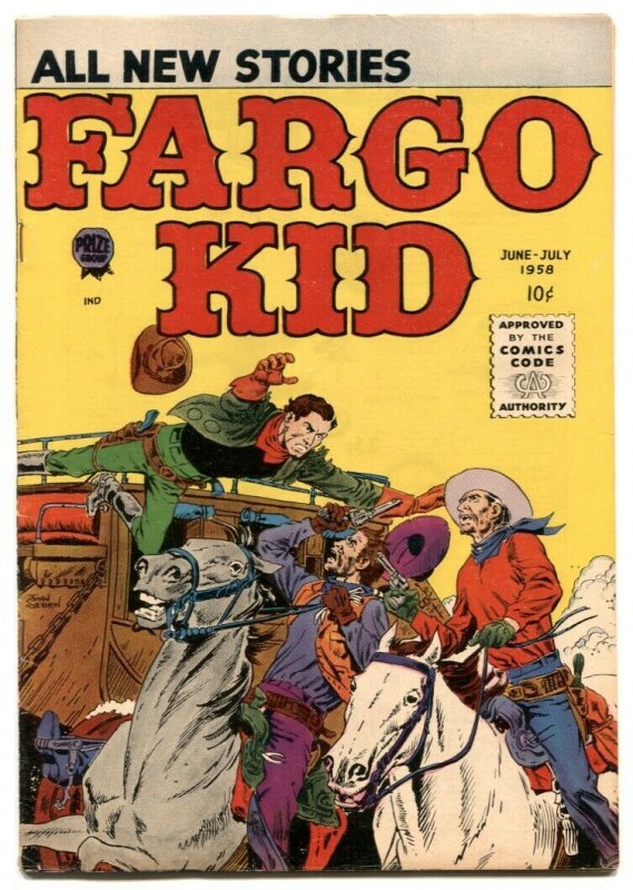 Fargo Kid Vol. 11 #3 1958-1st issue-Fargo Kid origin VF-